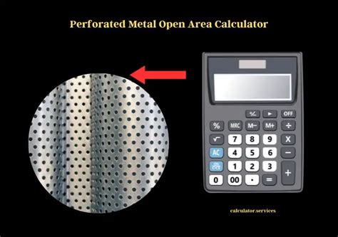 perforation open area calculator